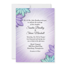 Chic Blommigt Färg Combo Bröllop