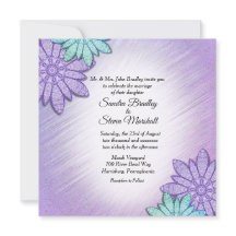 Chic Blommigt Färg Combo Bröllop