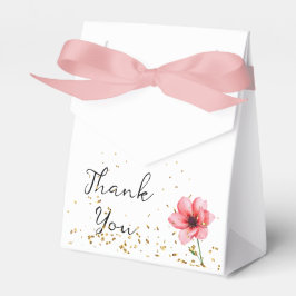 Chic Blommigt för  Rosa Confetti Ram Bröllop Presentaskar