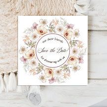 Chic Blommigt Möhippa för vattenfärg