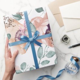 Chic  Blommigten Bröllop Presentpapper