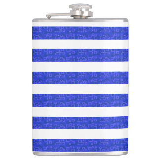 Chic Blue Geometric Rand Fickplunta