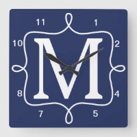 Chic Blue Monogram
