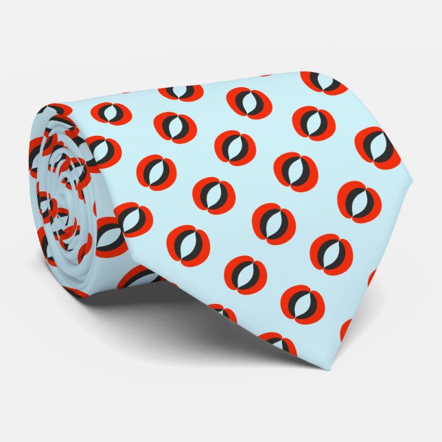 Chic Blue Red Black Mönster Slips (Rullad)