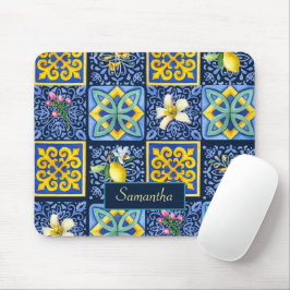 Chic Blue teal Sicilian citrus Mediterranean Musmatta