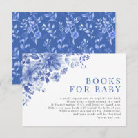 Chic Blue White Chinoiserie Garden Bokar för Baby