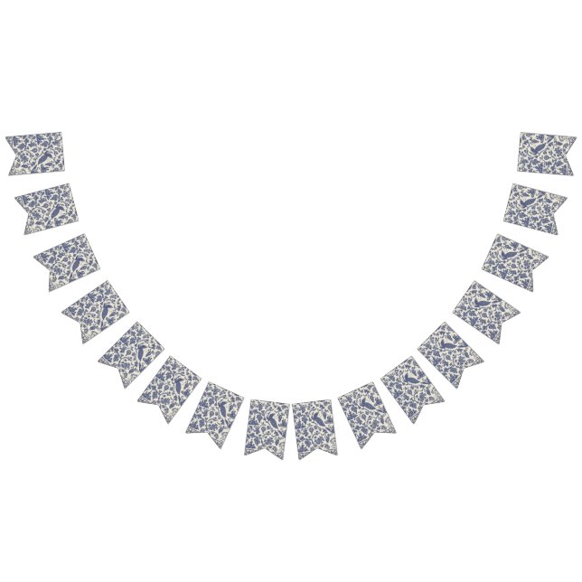 Chic Blue & White Fantasy Halloween  Vimplar (Alla)