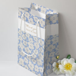 Chic Blue & White Petit Fleur Pappersservett