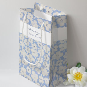 Chic Blue & White Petit Fleur Pappersservett