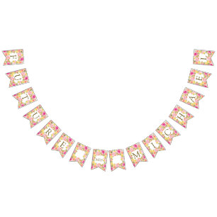 Chic Boho Blommigt Framtiden Mrs Möhippa Vimplar