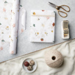 Chic Boho Blomsterträdgård Presentpapper<br><div class="desc">Samla dina gäster i det moderna stil med den här fantastiska pappra utformningen av blommigten Boho. Temat perfekt för sommar,  fall och höst. Anpassa den enkelt med dina personliga detaljer på framsidan och baksidan för att göra den till din egen.</div>