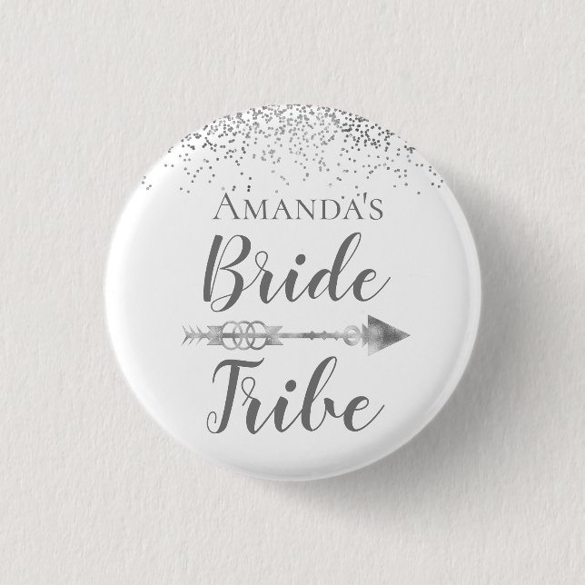 Chic Boho Bride Tribe Knapp (Framsida)