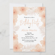 Chic Boho Dusty  Flower Handflatan Löv födelsedag