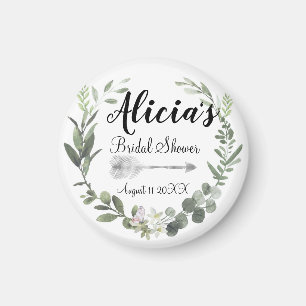 Chic Boho Foliage Möhippa Magnet