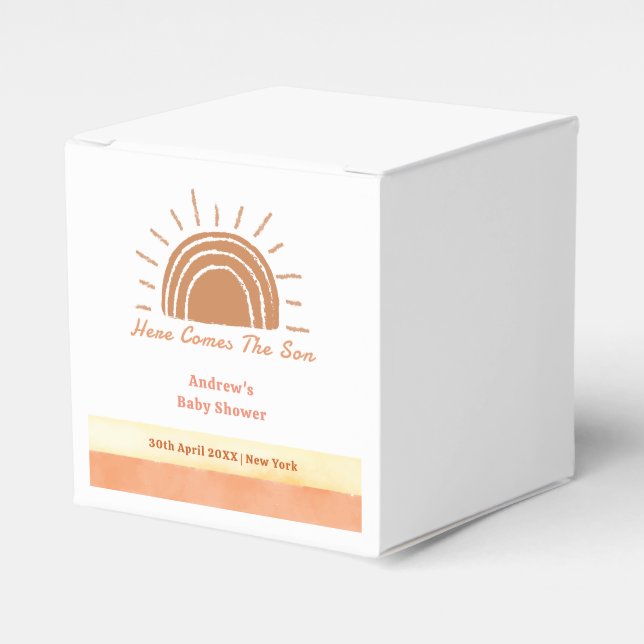 Chic Boho-öknen här kommer hit. Presentaskar (Framsidan Sidan)