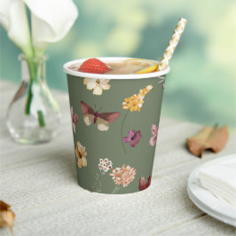 Chic Boho WildblommRustic Sage Grönt Bröllop