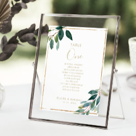 Chic Bordsnummer för flytande 1 Sittdiagram