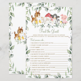 Chic Boskap Greenery Hitta gästspelet