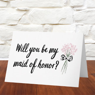 Chic Bouquet Frieri du Maid of honor Kort