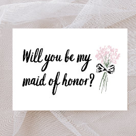 Chic Bouquet Frieri du Maid of honor Kort