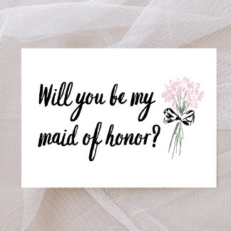 Chic Bouquet Frieri du Maid of honor Kort