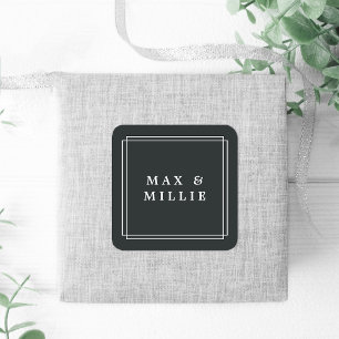 Chic   Boutique Fyrkantigt Klistermärke