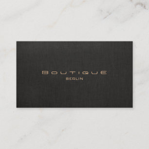 Chic Boutique Imitat Leinen Professionelle Visitkort