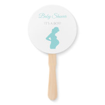 Chic Boy Shower Pregnant Woman Baby Bump