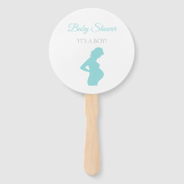 Chic Boy Shower Pregnant Woman Baby Bump