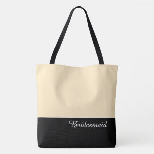 Chic Bridesmaid Tote Bag Tygkasse
