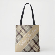 Chic Bröllop ger Grått Tartan Mor i Groom