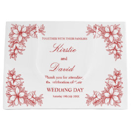 Chic Bröllopsdag Ornate Ram och Flowers