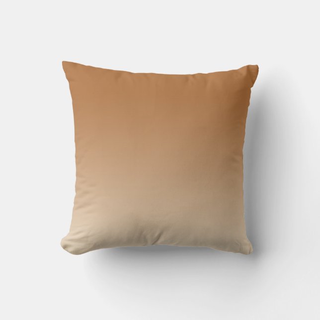 Chic Bronze off- white Ombre effekt Kudde (Framsida)