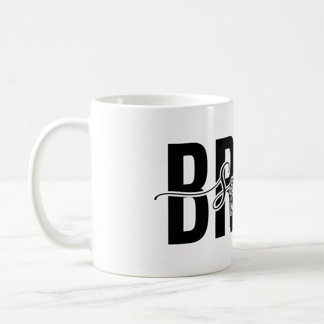 Chic Brudklubb Systerbröllop Kaffemugg (Vänster)
