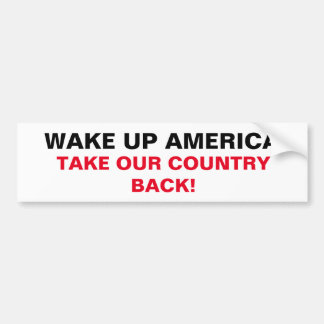 CHIC BUMPERSTICKER_ " TAR VÅR LANDBAKSIDA ", BILDEKAL