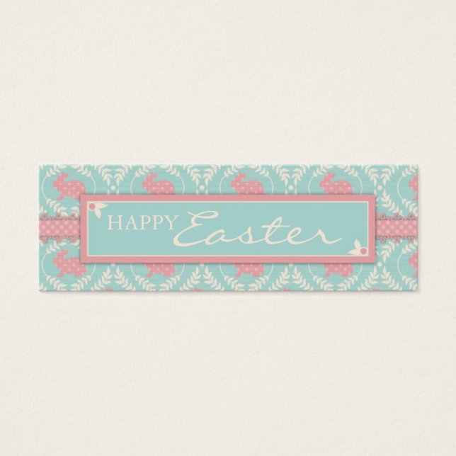 Chic Bunny Smala Gift Märkre Litet Visitkort (Framsidan)