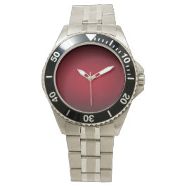 Chic Burgandy Watch Armbandsur