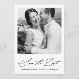 Chic Burgundy Foto Spara datum Datumet