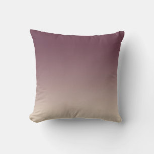 Chic Burgundy off- White Ombre Effekt Kudde