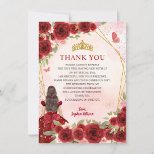 Chic Burgundy Red Guld Blommigt Princess Quinceañe Tack Kort