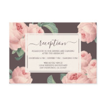 Chic Burgundy Vintage Rosa ros Blommigt Bröllop