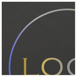 Chic Business Corporate Anpassningsbar Logotyp Fot Tyg