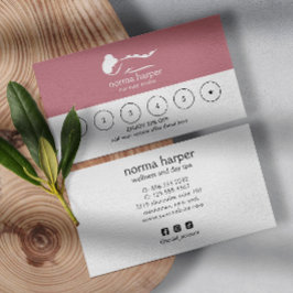 CHIC Business Reward 6 Slår Logotypens ROSA Lojalitetskort
