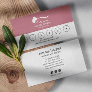CHIC Business Reward 6 Slår Logotypens ROSA Lojalitetskort