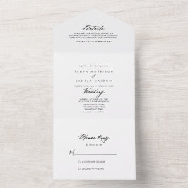 Chic Calligraphy Elegant bröllop