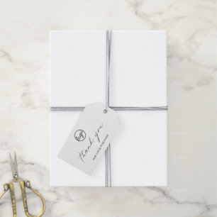 Chic Calligraphy Elegant Business Presentetikett