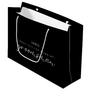 Chic Calligraphy Tack Groomsman