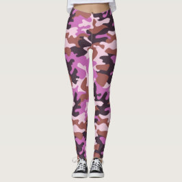 Chic Camouflage Khaki Mönster Leggings