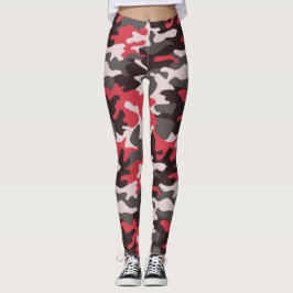 Chic Camouflage Khaki Mönster Leggings