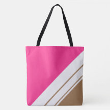 Chic Candy Rosa Mocha White Slant Tävla Rand